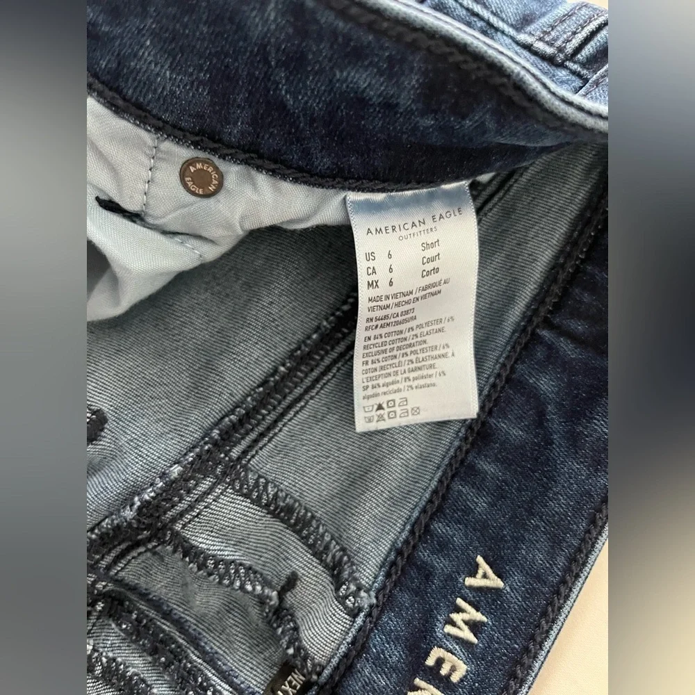 American Eagle Dark Blue Flare Jeans - Picture 4 of 6